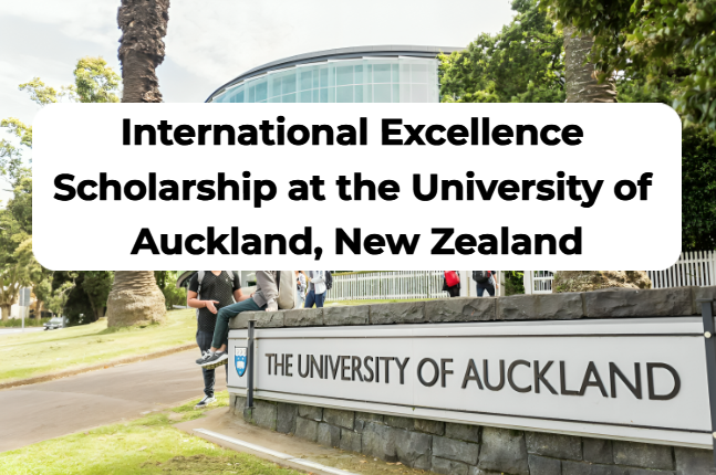 International Excellence Scholarship at the University of Auckland for Undergraduates