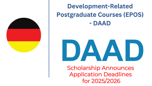 DAAD EPOS Germany Fully Funded Scholarship Announces Application Deadlines for 2025/2026