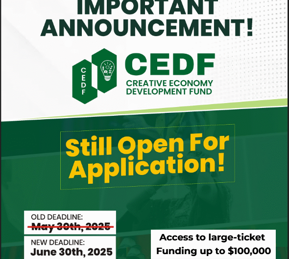 How to Apply For And Receive 2025 FG’s $100,000+ Creative Economy Development Fund (CEDF)