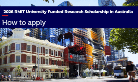 2026 RMIT University Funded Research Scholarship in Australia