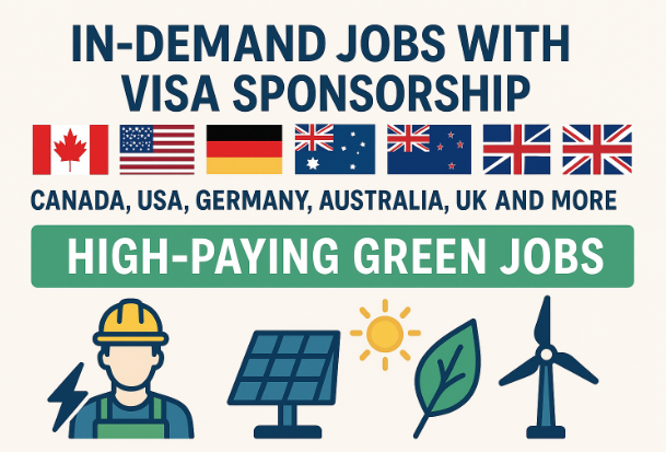 In-Demand Jobs with Visa Sponsorship in 2025: How to Land a High-Paying Green Career!
