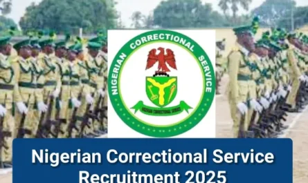 Nigerian Correctional Service Recruitment Exercise 2025