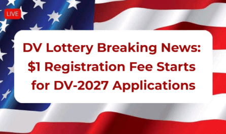 $1 Registration Fee Starts for DV-2027 Applications