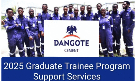 2025 Dangote Cement Plc Graduate Trainee Program