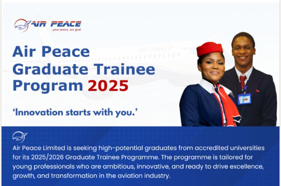 Air Peace Graduate Trainee Program 2025