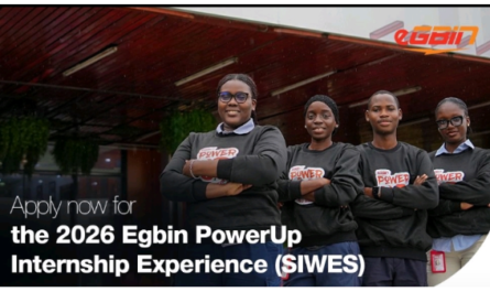 2026 Egbin Powerup Internship Programme
