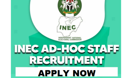 Presiding Officer / Assistant Presiding Officer (Ad-hoc Staff) at Independent National Electoral Commission (INEC)