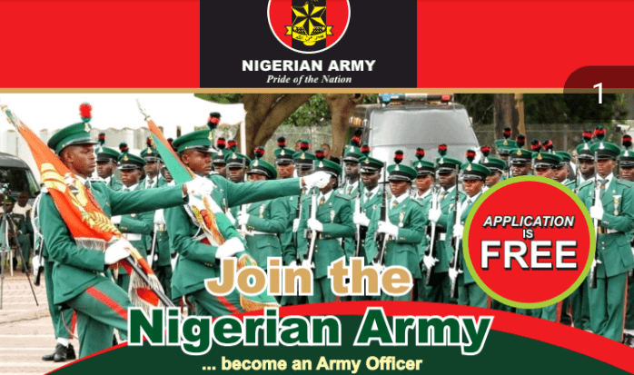 Application Opens for 2026 Nigeria Army Direct Short Service Commission (DSSC) Course Recruitment