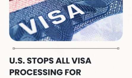 United States Stops All Visa Processing