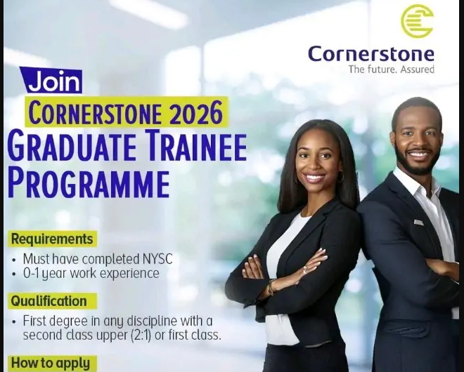 Cornerstone 2026 Graduate Trainee Programme
