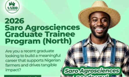 2026 Saro Agrosciences Graduate Trainee Programme