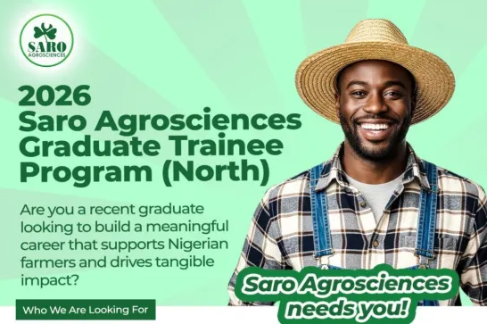 2026 Saro Agrosciences Graduate Trainee Programme