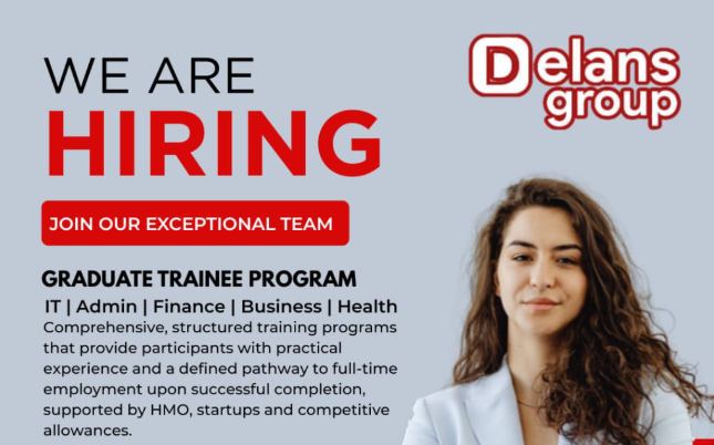 Delans Group Graduate Trainee Program, 2026