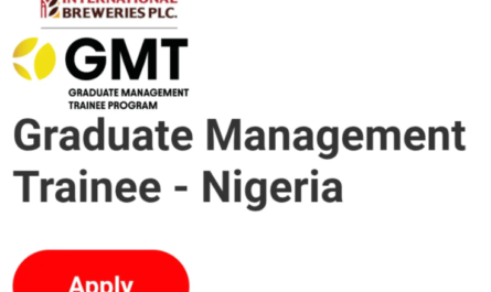 International Breweries Graduate Management Trainee 2026