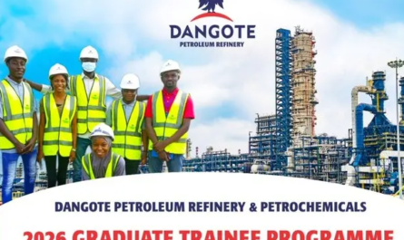 2026 Dangote Petroleum Refinery & Petrochemicals Graduate Trainee Program