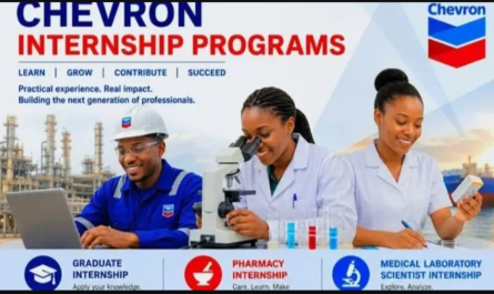 2026 Graduate Internship Programme at Chevron Nigeria Limited
