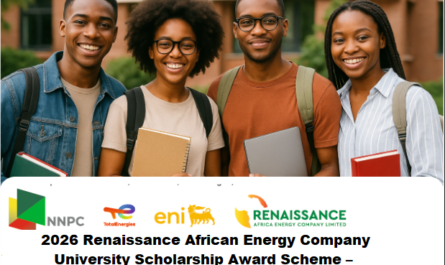 2026 Renaissance African Energy Company University Scholarship Award Scheme – APPLY ONLINE