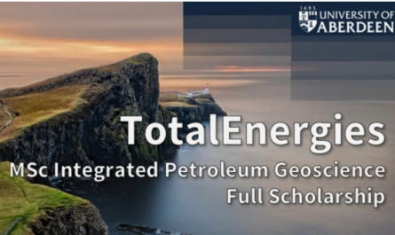TotalEnergies MSc Integrated Petroleum Geoscience Full Scholarship