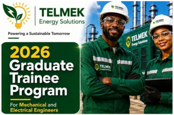 2026 Graduate Trainee Program at Telmek Energy Solutions