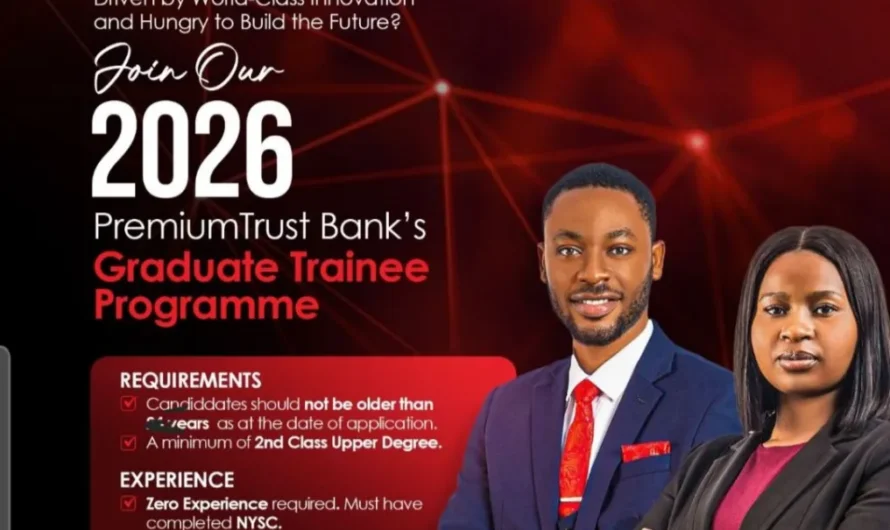 2026 Premium Trust Bank Graduate Trainee Program