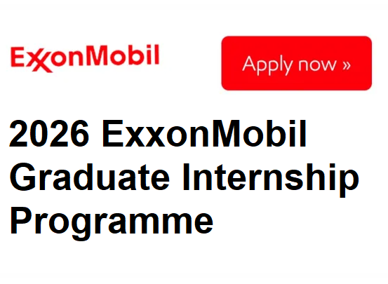 2026 ExxonMobil Graduate Internship Programme