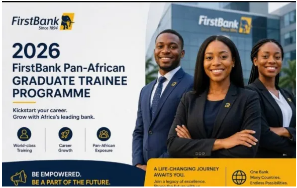 2026 FirstBank Pan‑African Graduate Trainee Programme – Apply