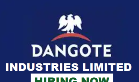 GM Operations & Maintenance Head Needed At Dangote Industries Limited