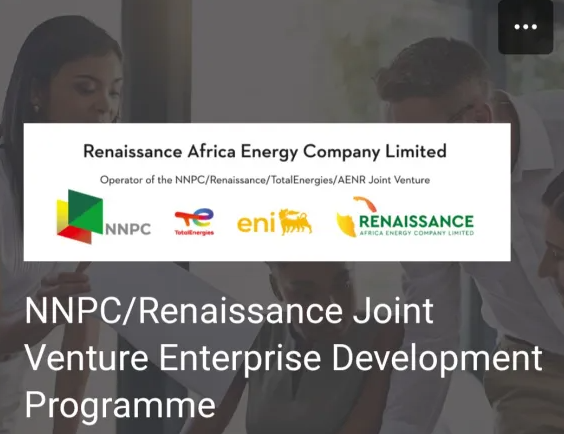 NNPC/Renaissance JV Enterprise Development Programme 2026