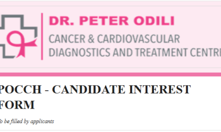 Fresh Job Vacancies at Dr. Peter Odili Cancer & Cardiovascular Hospital