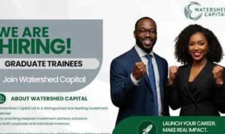 Watershed Capital Limited Graduate Trainee Program