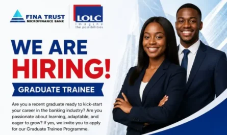 FinaTrust Microfinance Bank Graduate Trainee Recruitment 2026